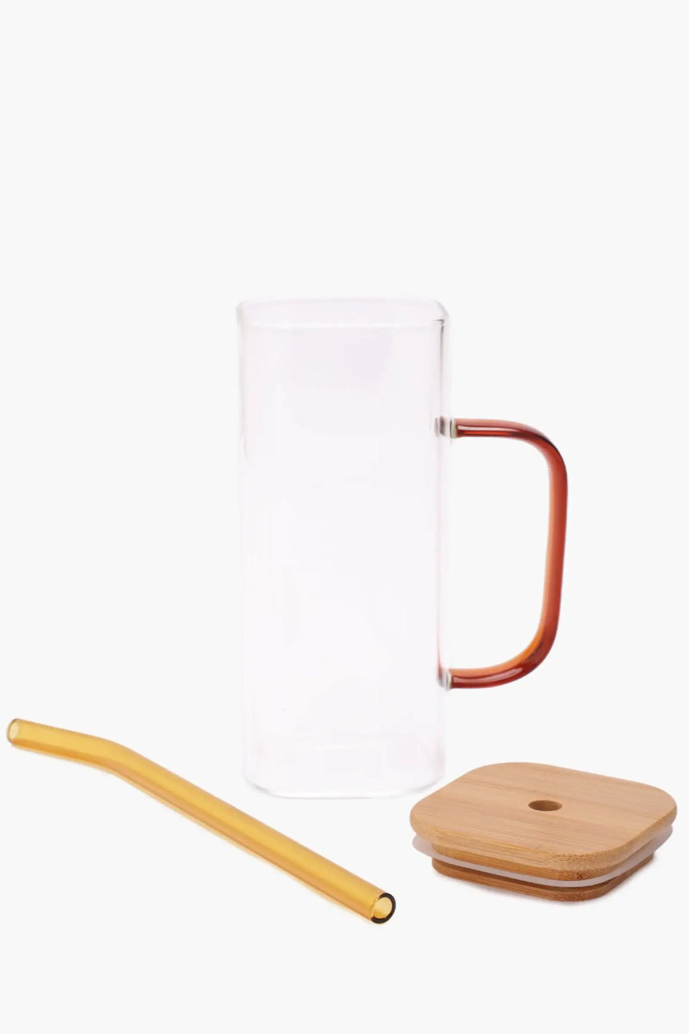Glass Mug with Straw - Carina Home