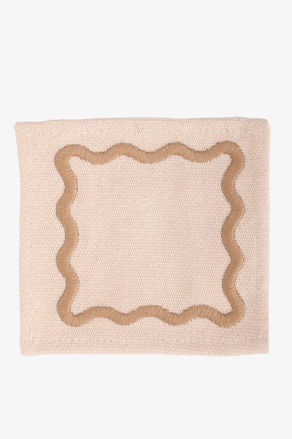 Coaster with Wiggle Detail - Carina Home