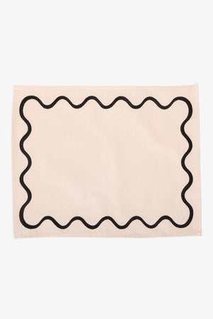 Placemat with Wiggle Pattern - Carina Home
