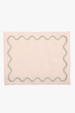 Placemat with Wiggle Pattern - Carina Home