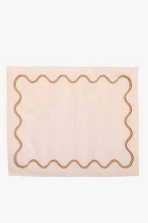 Placemat with Wiggle Pattern - Carina Home