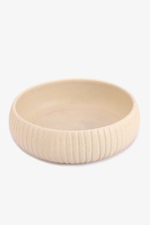 Ribbed Pottery Dish