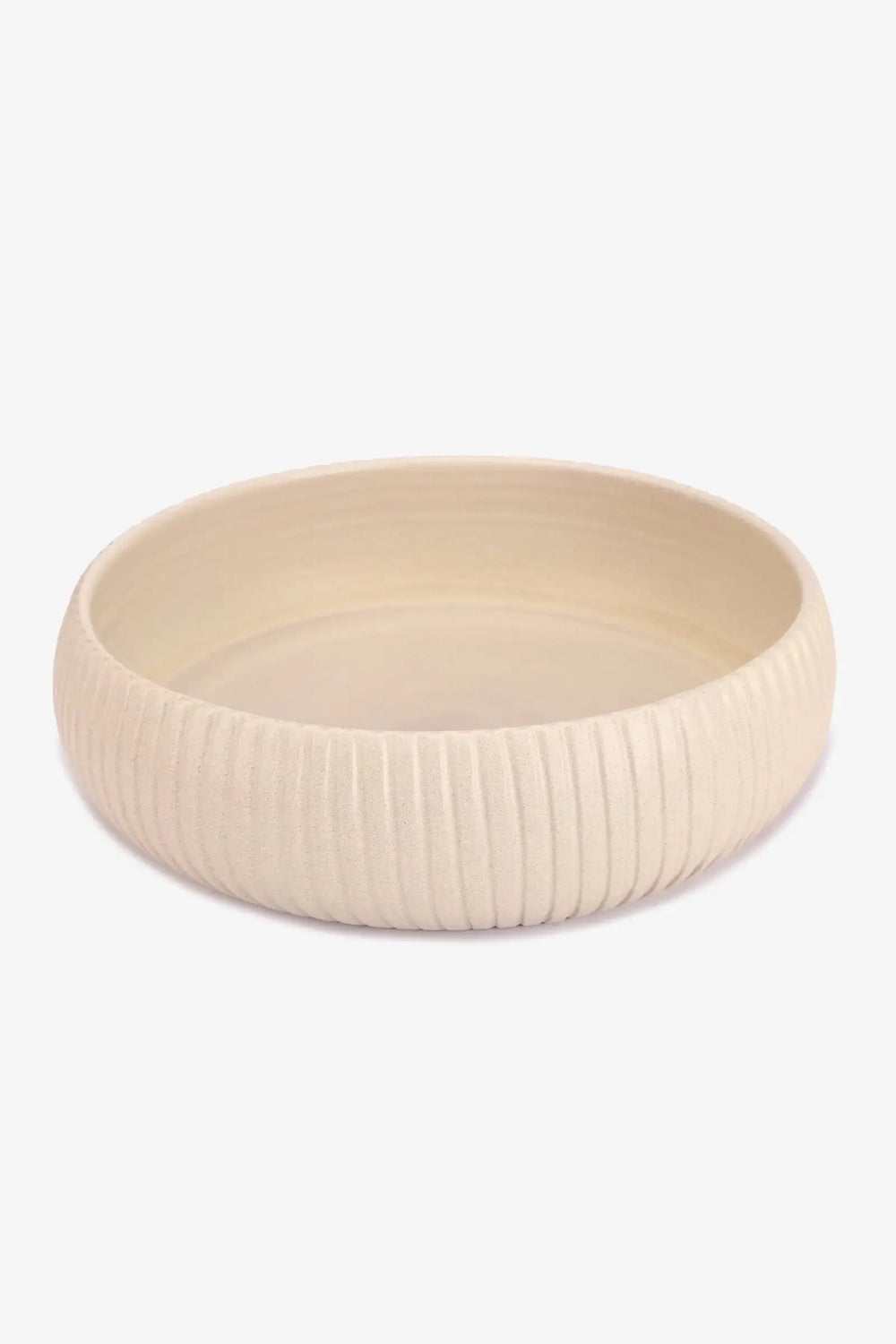 Ribbed Pottery Dish