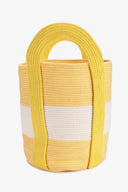 Striped Cotton Rope Basket