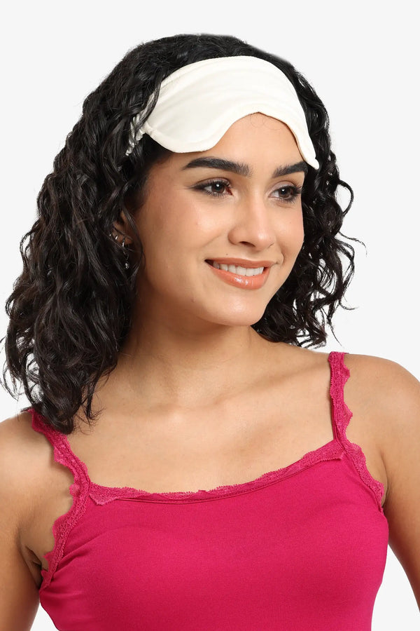 Padded Satin Eye Mask - Carina Home