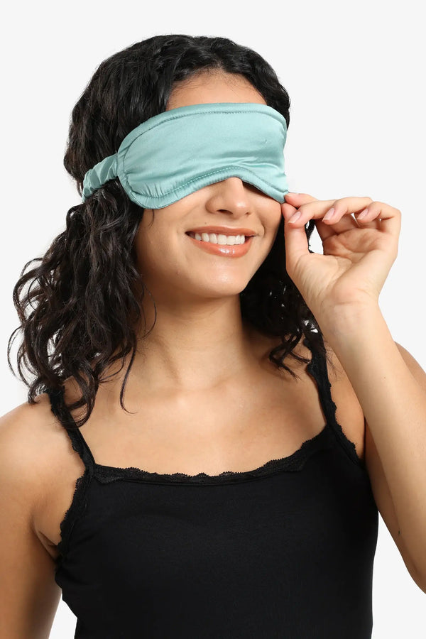 Padded Satin Eye Mask - Carina Home