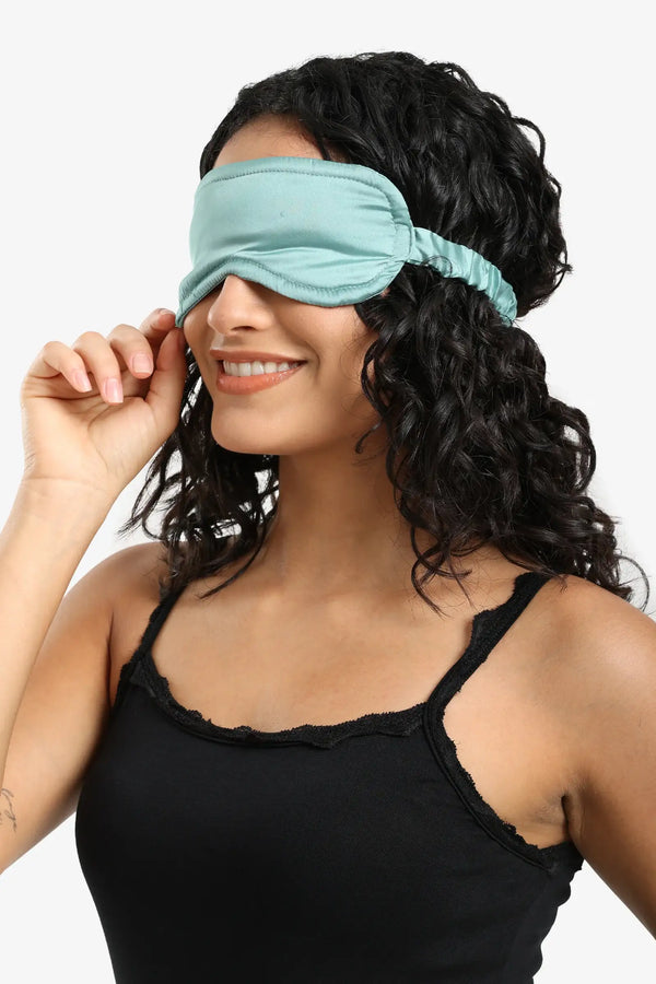 Padded Satin Eye Mask - Carina Home