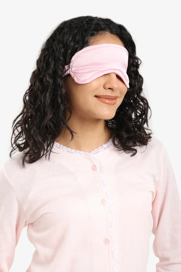 Padded Satin Eye Mask - Carina Home