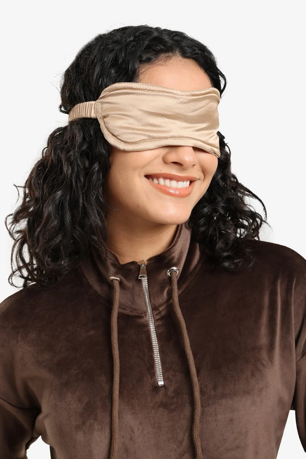 Padded Satin Eye Mask - Carina Home
