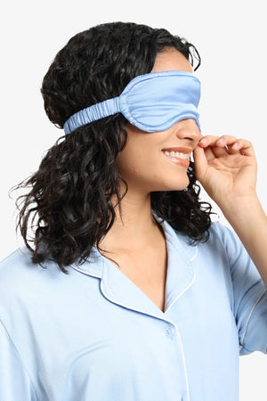 Padded Satin Eye Mask - Carina Home