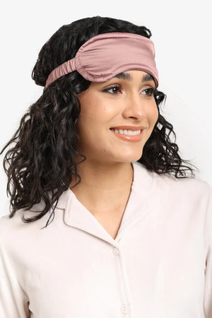 Padded Satin Eye Mask - Carina Home