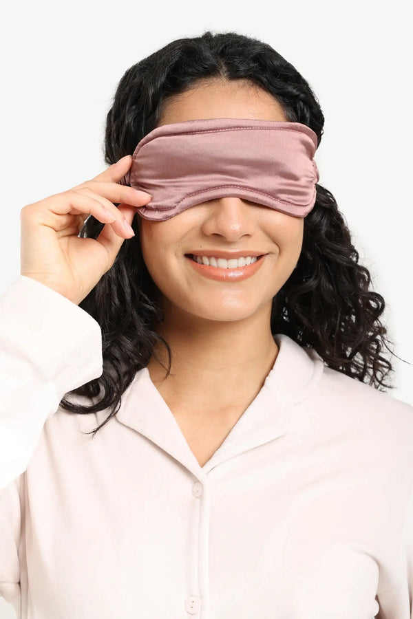 Padded Satin Eye Mask - Carina Home