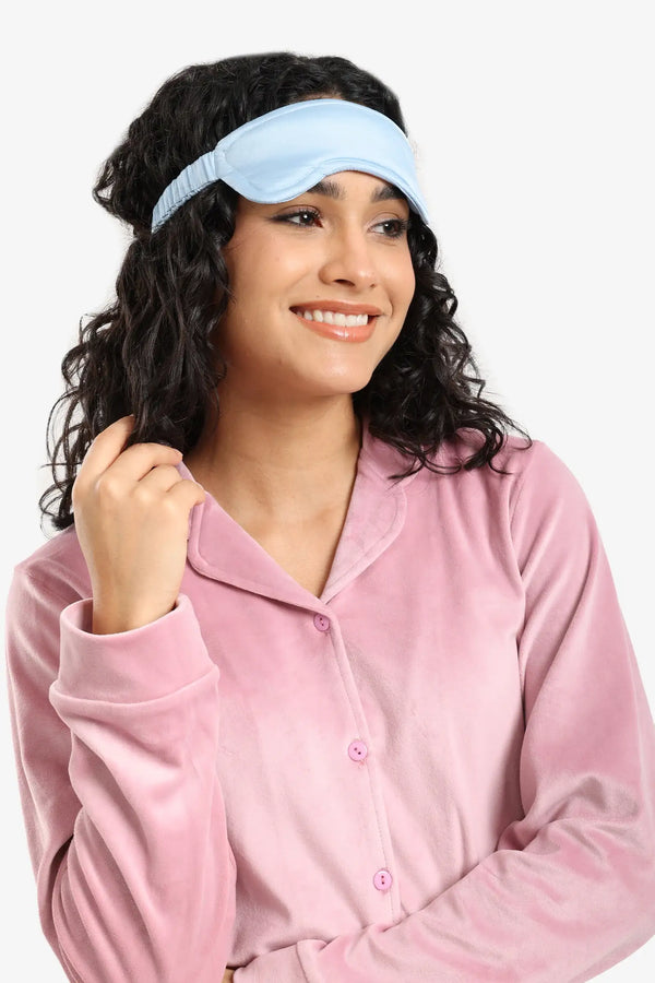 Padded Satin Eye Mask - Carina Home