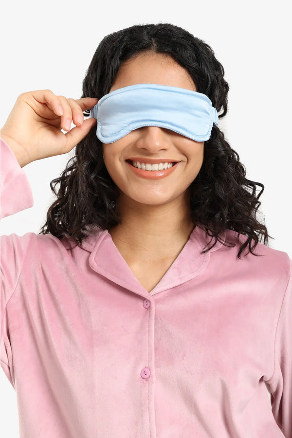 Padded Satin Eye Mask - Carina Home