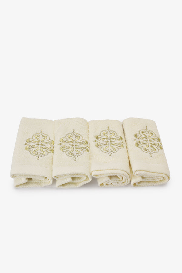 Embroidered Guest Towels (Pack of 4)
