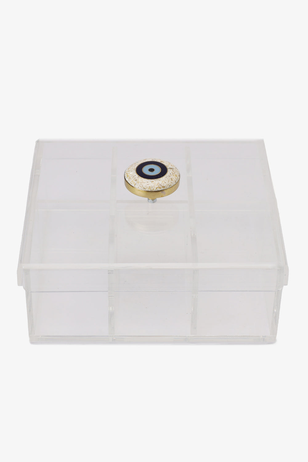 Clear Plexi Tea Organizer Box