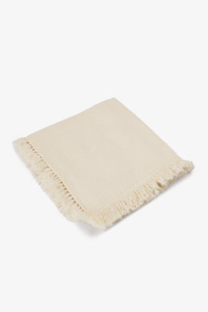 Fringed Linen Cushion Cover