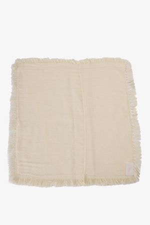 Fringed Linen Cushion Cover