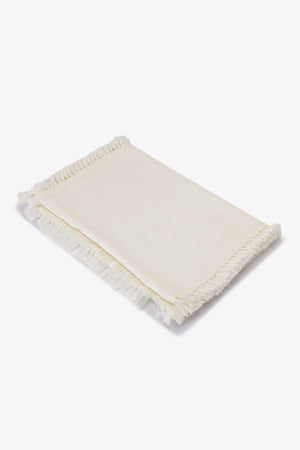 Fringed Cotton Table Runner
