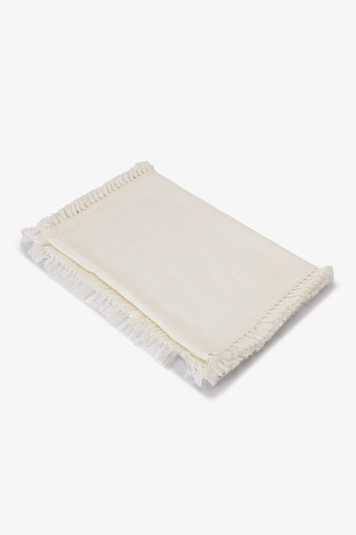 Fringed Cotton Table Runner