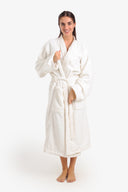 Zigzag Pattern Relaxed Bathrobe