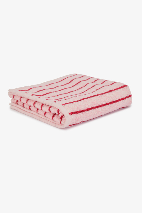 Contrast Striped Towel