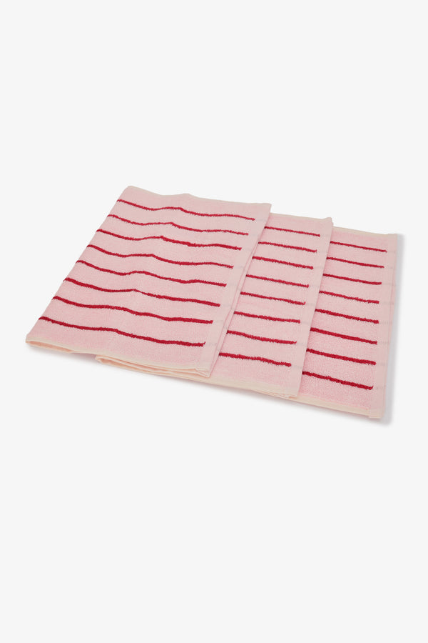 Contrast Striped Towels (Pack of 3)