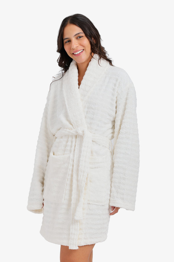 Self-Pattern Bath Robe