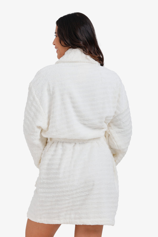 Self-Pattern Bath Robe