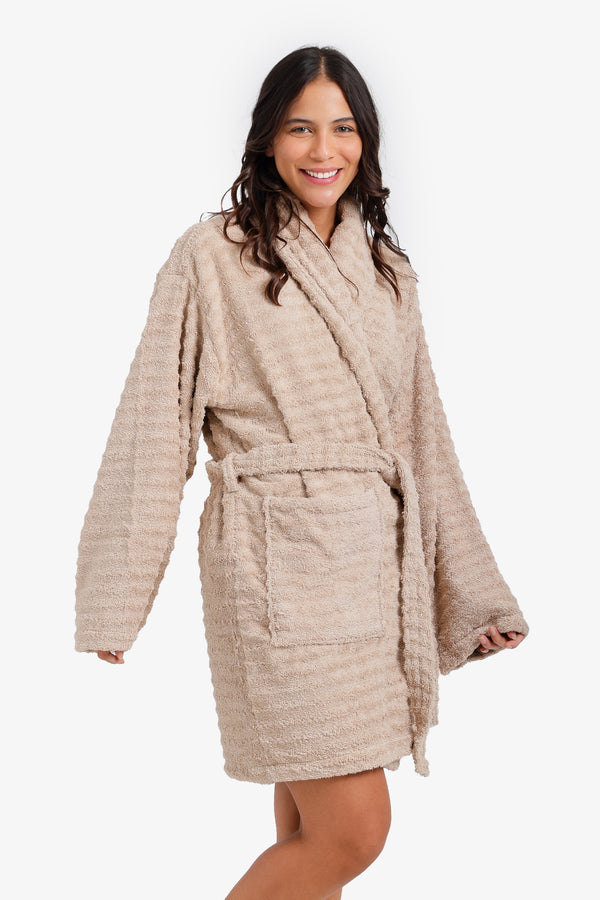 Self-Pattern Bath Robe