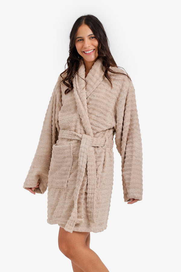 Self-Pattern Bath Robe