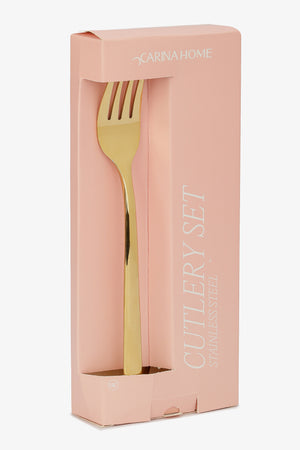 Golden Fork Set (Pack of 6)