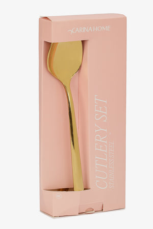 Golden Table Spoon Set (Pack of 6)