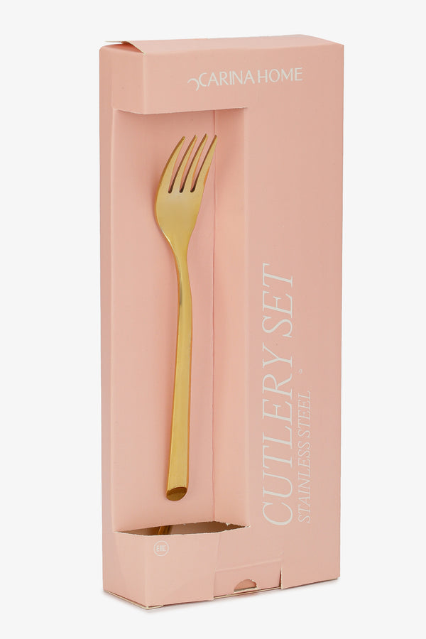 Golden Small Fork Set (Pack of 6)
