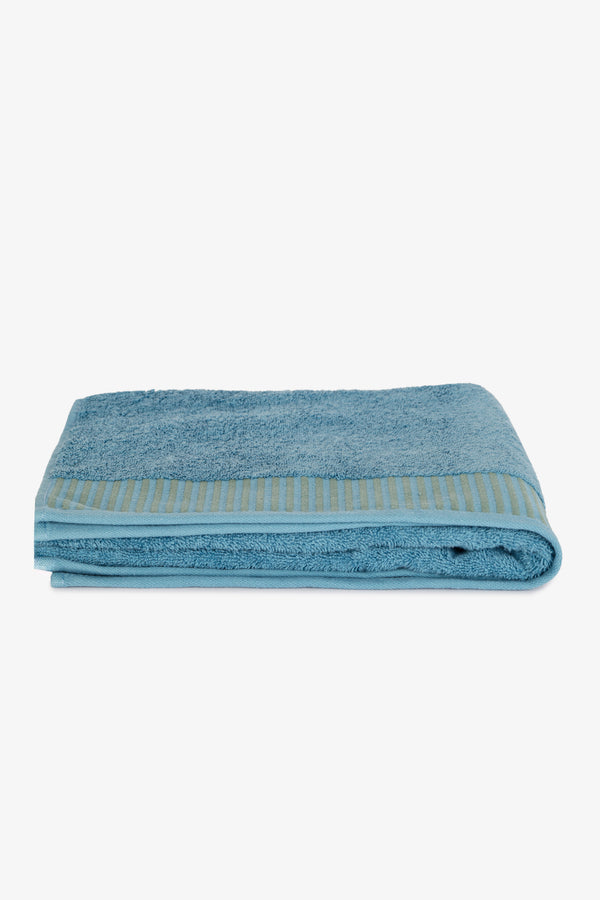 Striped Border Towel