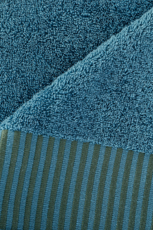 Striped Border Towel