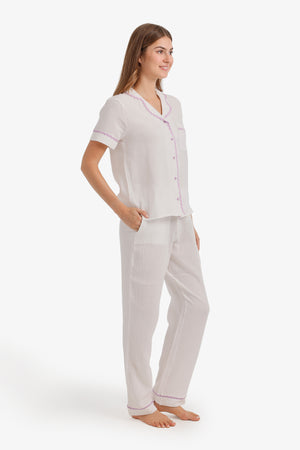 Scalloped Crinkle Pyjama