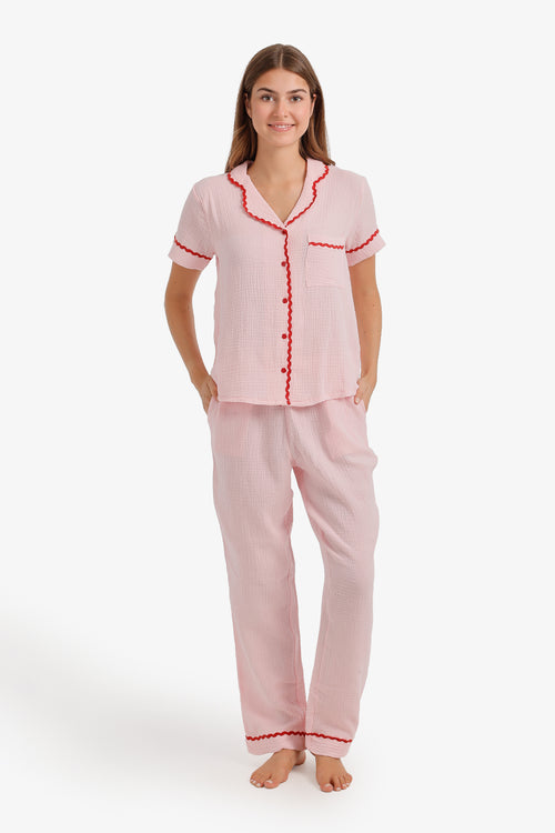 Scalloped Crinkle Pyjama