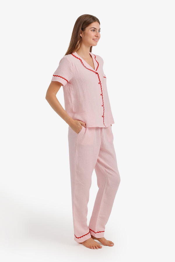Scalloped Crinkle Pyjama