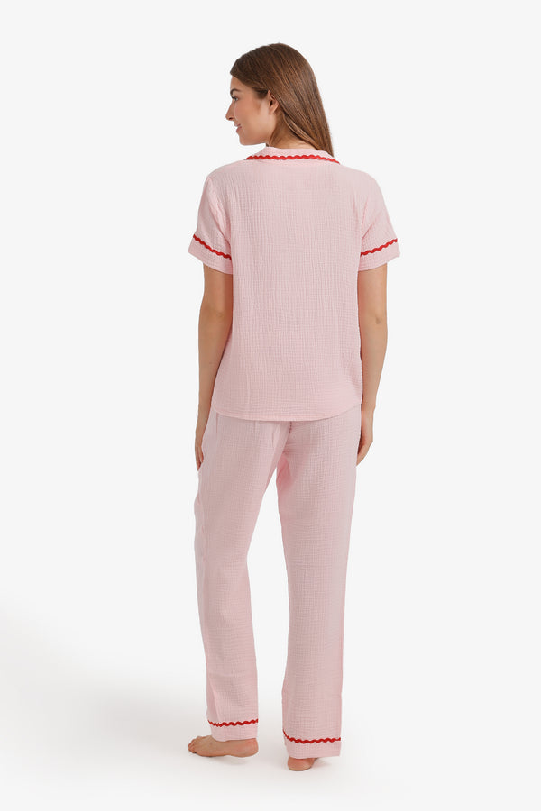 Scalloped Crinkle Pyjama