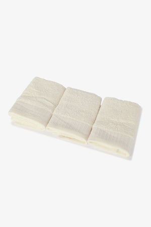 Striped Border Towels (Pack of 3)