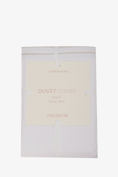 Percale King Duvet Cover (TC200)