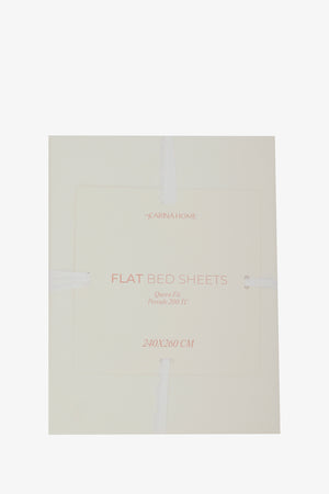 Percale Flat Queen Bedsheet (TC200)