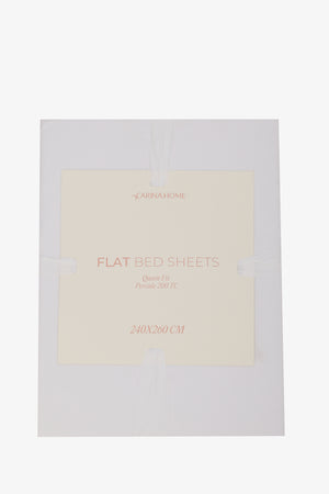 Percale Flat Queen Bedsheet (TC200)