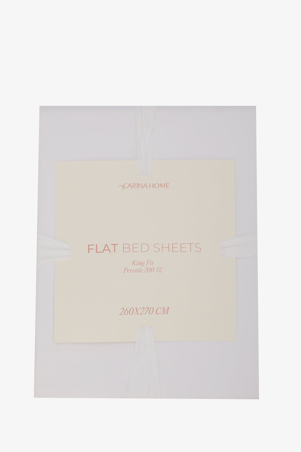 Percale Flat King Bedsheet (TC200)
