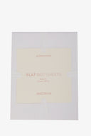 Percale Flat King Bedsheet (TC200)
