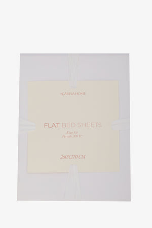 Percale Flat King Bedsheet (TC200)