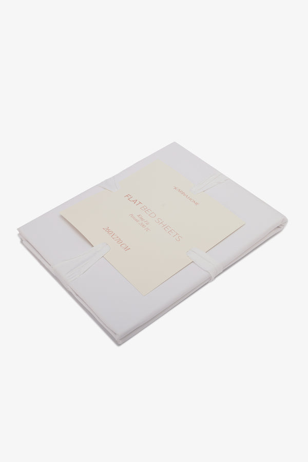 Percale Flat King Bedsheet (TC200)