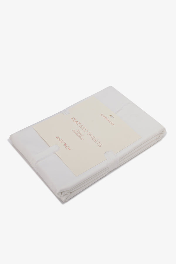 Percale Flat King Bedsheet (TC200)