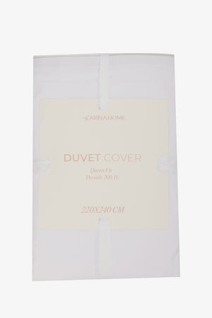 Percale Queen Fit Duvet Cover (TC200)